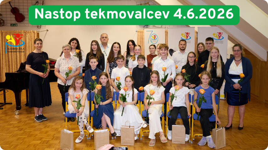Nastop tekmovalcev